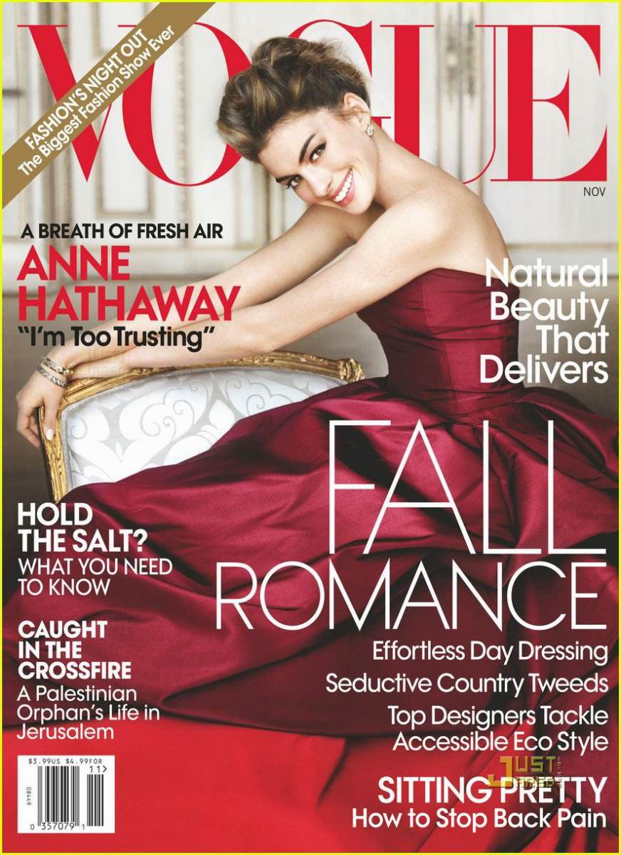 Anne Hathaway Vogue November 2010 / For Fall Romance