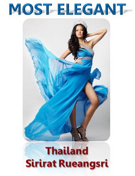 "หนูสิ" Miss Thailand คว้ารางวัล Most Elegant contestant of 2010 แล้ว 1  ตำแหน่งชนะเลิศ???