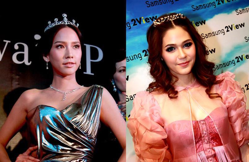 ราชินีอั้ม และ เจ้าหญิงชมพู่ สวยทั้งคู่เลย