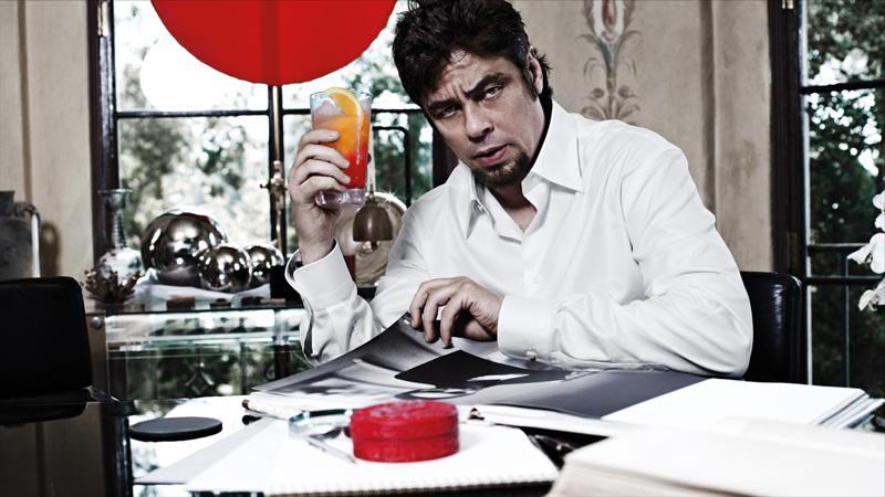 Benicio Del Toro is the Campari 2011 Calendar Man