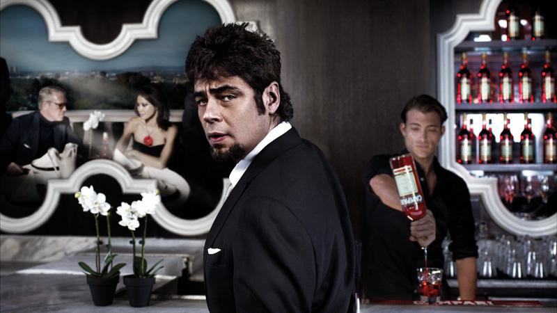 Benicio Del Toro is the Campari 2011 Calendar Man