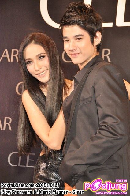 พลอย & มาริโอ้ ในงานแคมเปญเคลียร์รังแค 100%