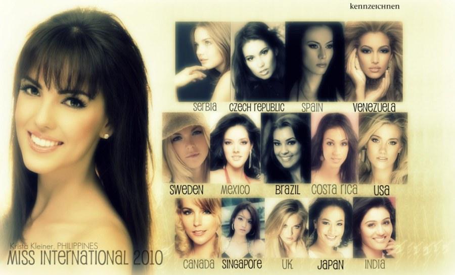Miss International 2010 Top 15 Picks!
