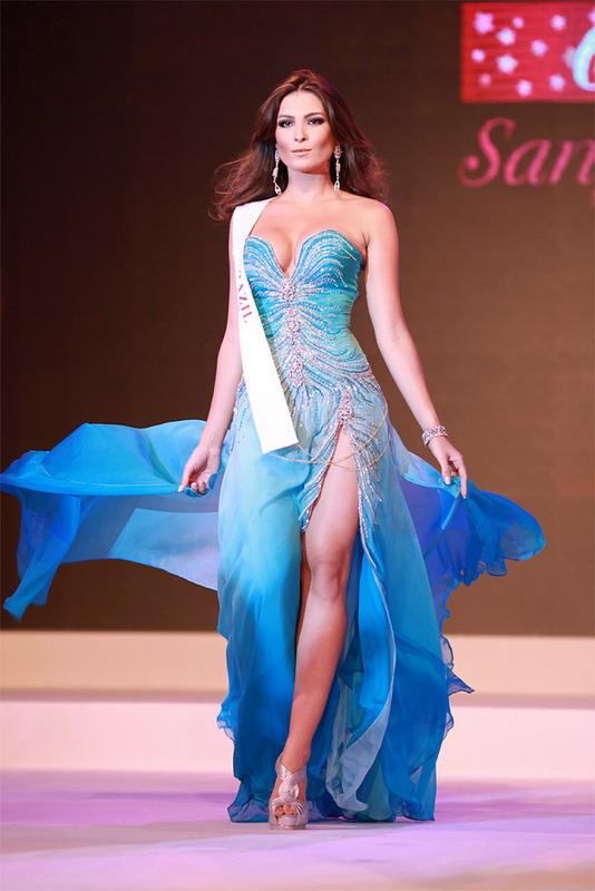 ชุดราตรีของประเทศอื่นๆ วันประกวด TOP MODEL และ Miss World Designer Dress Award