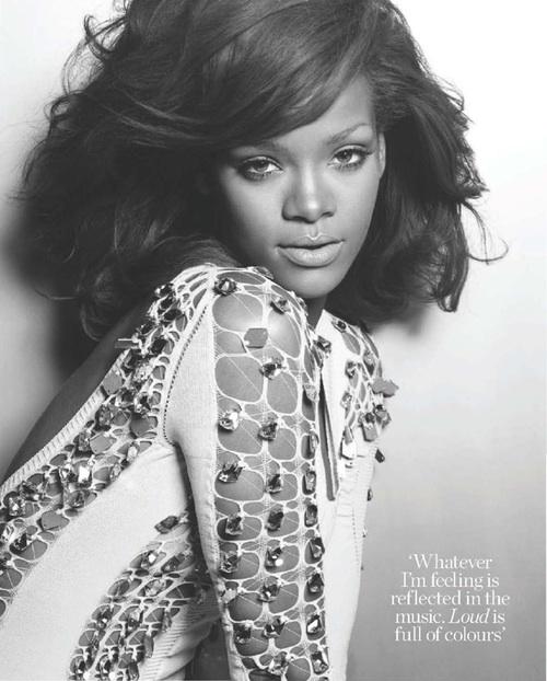Rihanna, UK Marie Claire December 2010
