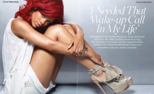 Rihanna, UK Marie Claire December 2010