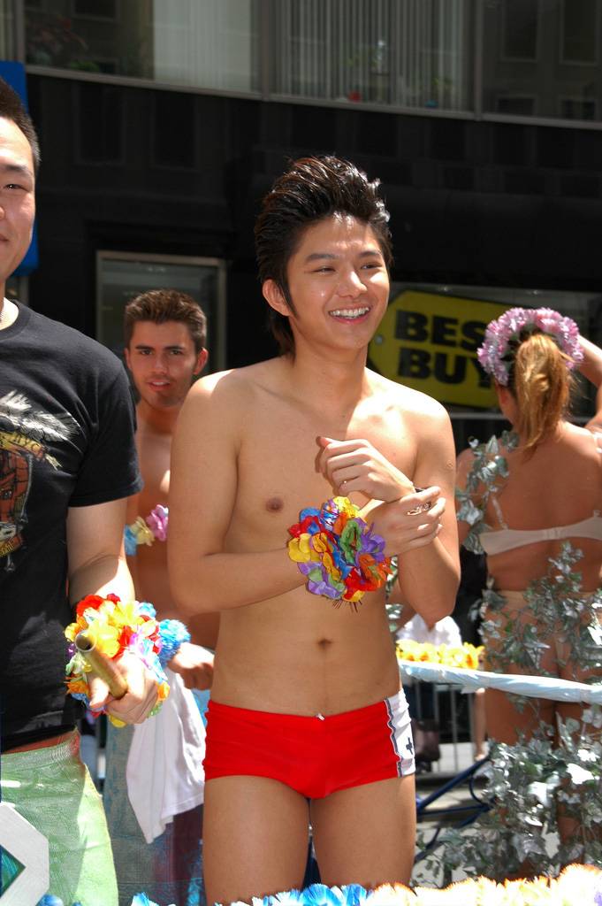 asian gay in parade