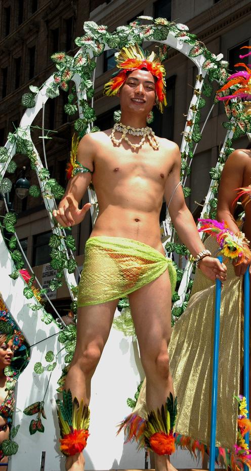 asian gay in parade
