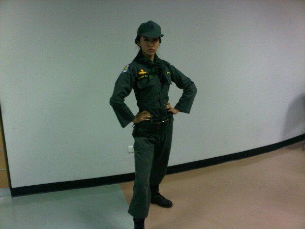 Pic.น้ำชา ในชุด รด.