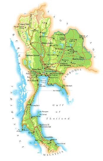 แผนที่ไทย