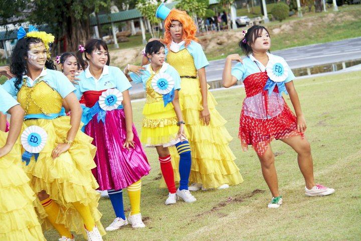 สปิริตเชียร์ ลีดโจ๊ก คณะศึกษาศาสตร์ มหาวิทยาลัยทักษิณ