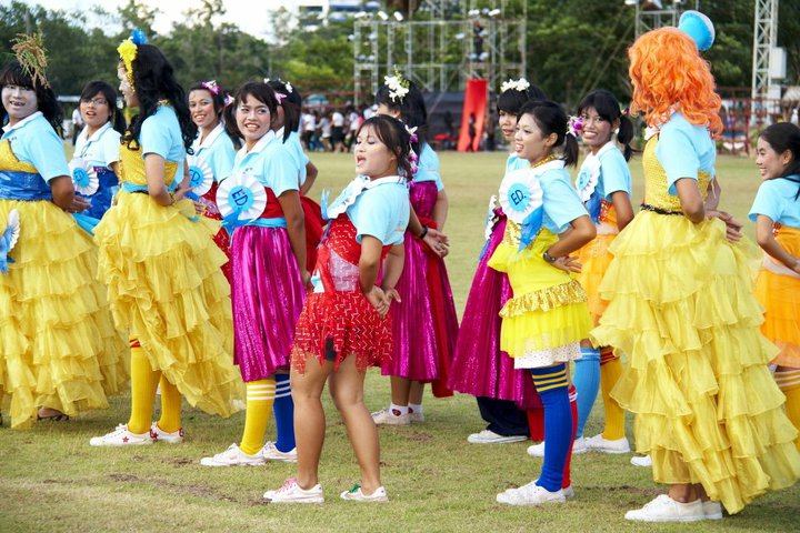 สปิริตเชียร์ ลีดโจ๊ก คณะศึกษาศาสตร์ มหาวิทยาลัยทักษิณ