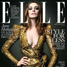 Anne Hathaway Elle UK December 2010 Cover