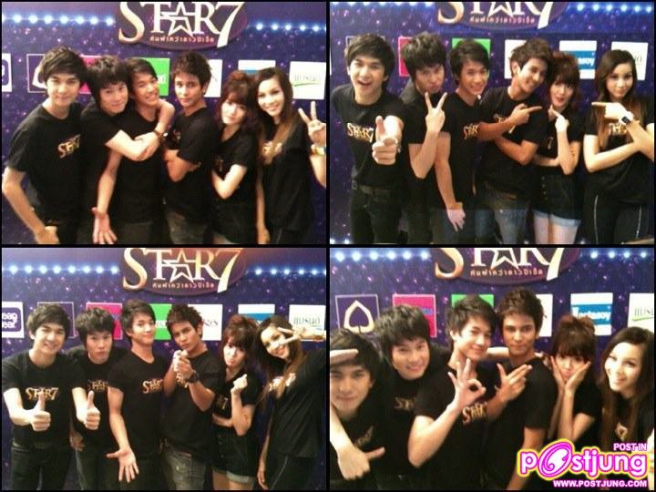 PIC.รุ่นพี่ the star มาให้กำลังใจผู้สมัคร The star7 ที่ตึกแกรมมี่
