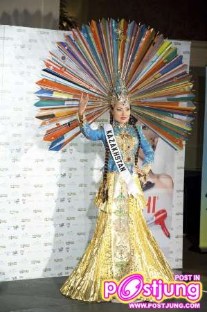 THAILAND คำนี้ไม่แพ้ชาติใด มาดูชุดประจำชาติสาวงามแต่ละประเทศ -O-