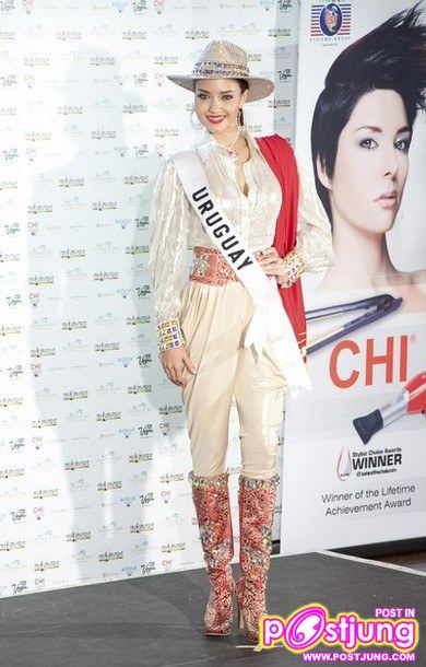 THAILAND คำนี้ไม่แพ้ชาติใด มาดูชุดประจำชาติสาวงามแต่ละประเทศ -O-