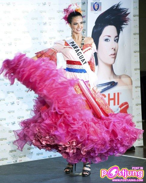 THAILAND คำนี้ไม่แพ้ชาติใด มาดูชุดประจำชาติสาวงามแต่ละประเทศ -O-