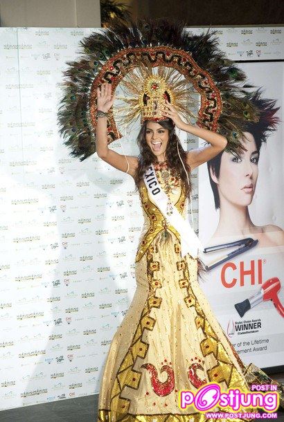 THAILAND คำนี้ไม่แพ้ชาติใด มาดูชุดประจำชาติสาวงามแต่ละประเทศ -O-