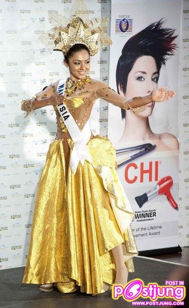 THAILAND คำนี้ไม่แพ้ชาติใด มาดูชุดประจำชาติสาวงามแต่ละประเทศ -O-