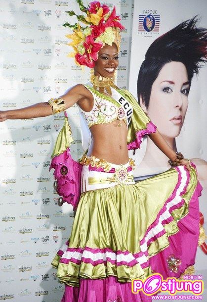 THAILAND คำนี้ไม่แพ้ชาติใด มาดูชุดประจำชาติสาวงามแต่ละประเทศ -O-