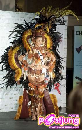 THAILAND คำนี้ไม่แพ้ชาติใด มาดูชุดประจำชาติสาวงามแต่ละประเทศ -O-