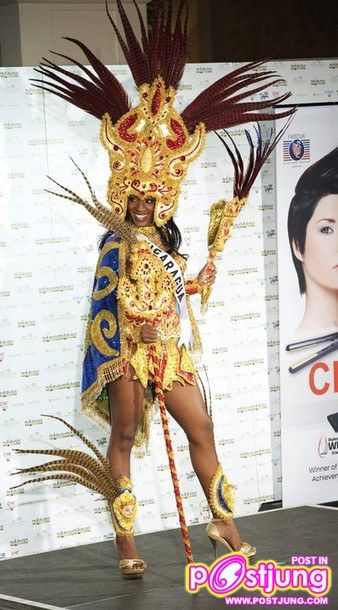 THAILAND คำนี้ไม่แพ้ชาติใด มาดูชุดประจำชาติสาวงามแต่ละประเทศ -O-