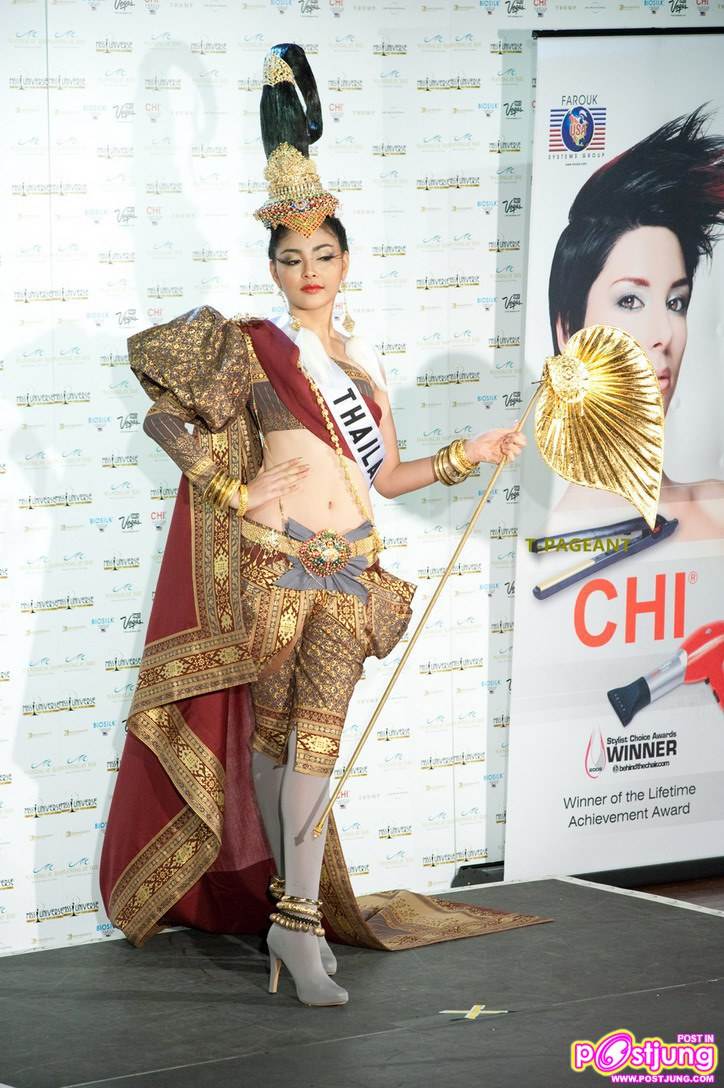 THAILAND คำนี้ไม่แพ้ชาติใด มาดูชุดประจำชาติสาวงามแต่ละประเทศ -O-