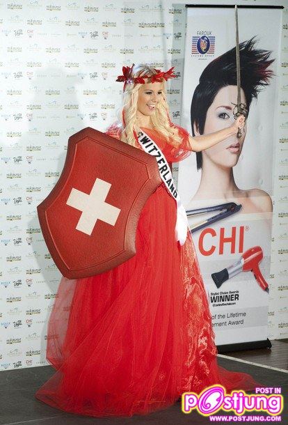 THAILAND คำนี้ไม่แพ้ชาติใด มาดูชุดประจำชาติสาวงามแต่ละประเทศ -O-