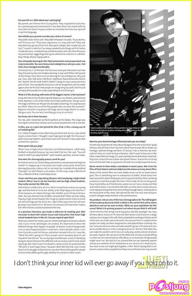 Harry Shum, Jr. Glee is Bigger Than We Think!