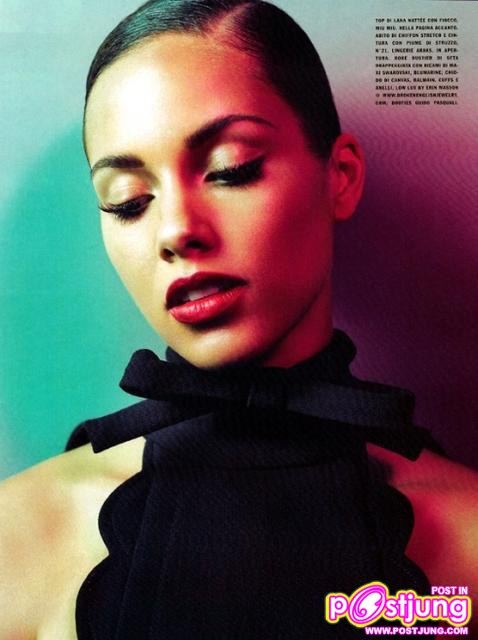 Alicia Keys @Vogue Italia Nov.2010