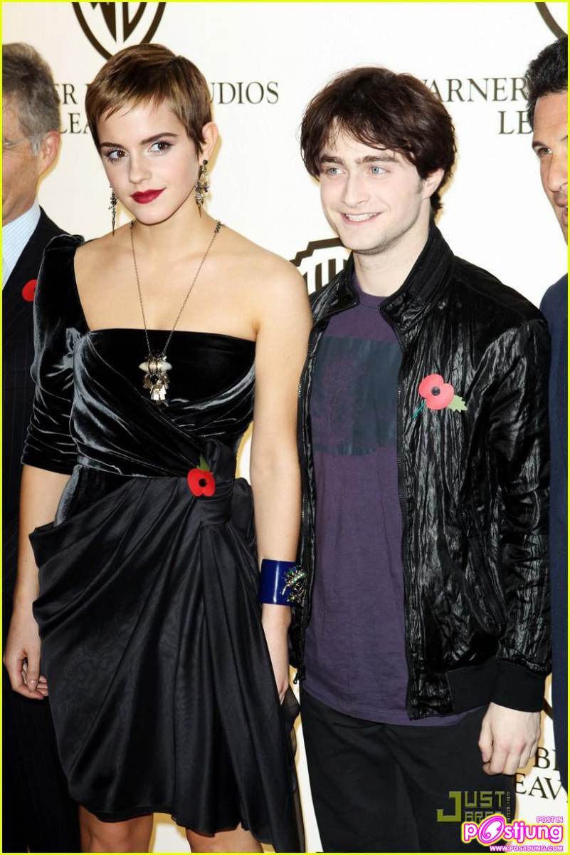 Rupert Grint, Emma Watson & Daniel Radcliffe London Photocall