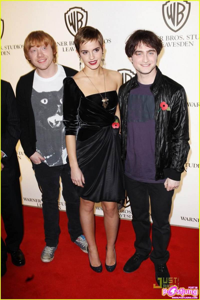 Rupert Grint, Emma Watson & Daniel Radcliffe London Photocall