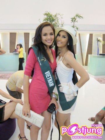 เก็บตกภาพ เอี๊ยม วรรษพร และผู้เข้าประกวด MISS EARTH 2010