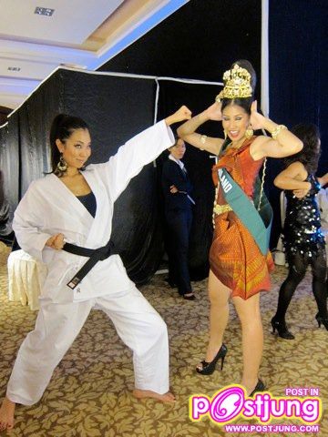 เก็บตกภาพ เอี๊ยม วรรษพร และผู้เข้าประกวด MISS EARTH 2010