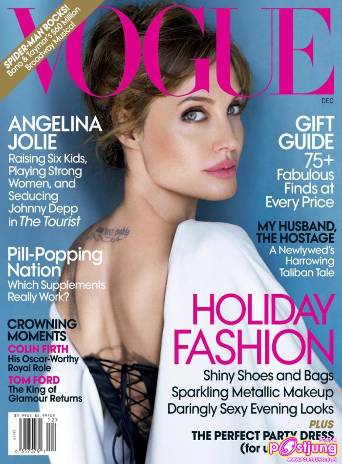 Angelina Jolie US Vogue December 2010 Cover
