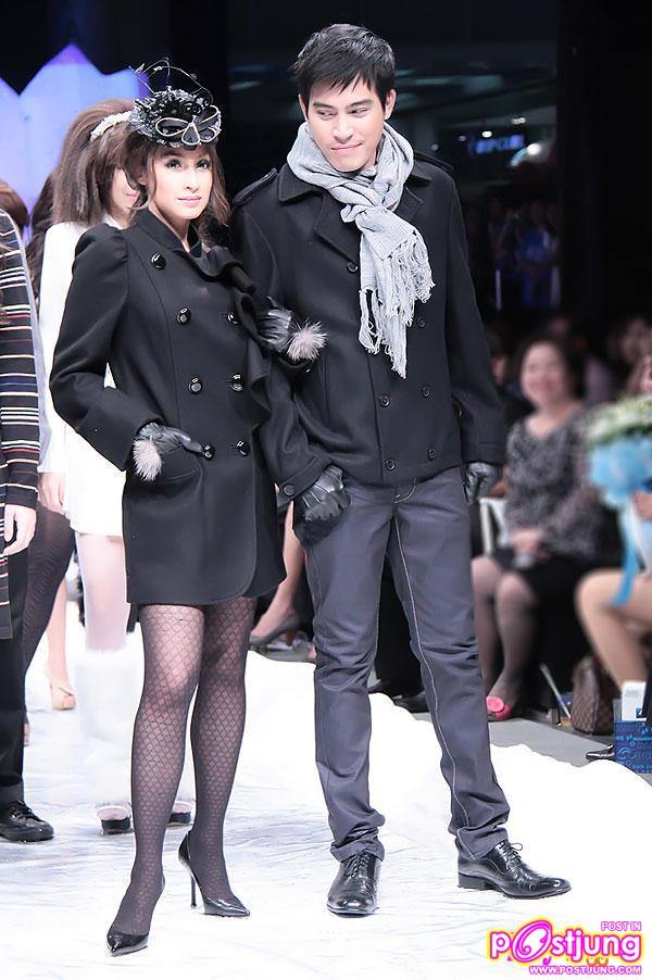 [Pic] ปอ ทฤษฎี, ณเดชน์, ญาญ่าและแคทรียา อิงลิช เดินแบบงาน Runway of Ice @ Siam Discovery