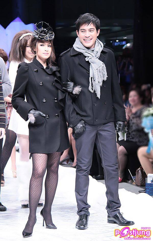 [Pic] ปอ ทฤษฎี, ณเดชน์, ญาญ่าและแคทรียา อิงลิช เดินแบบงาน Runway of Ice @ Siam Discovery