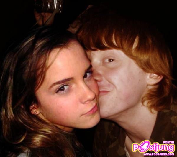 รูป  Rupert Grint and Emma Watson  (ost. harry potter)