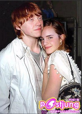 รูป  Rupert Grint and Emma Watson  (ost. harry potter)