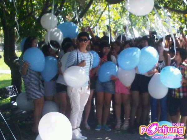 ซี & แก้ว ถ่าย MV. ไม่รักบ้างก็แล้วไป