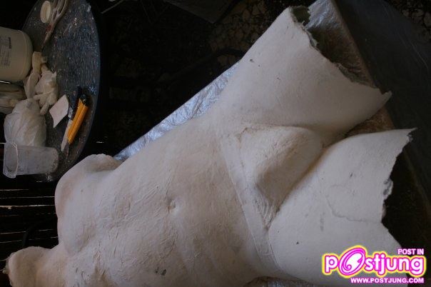 ขั้นตอนการทำโครงหุ่นสำหรับโชว์ underwear