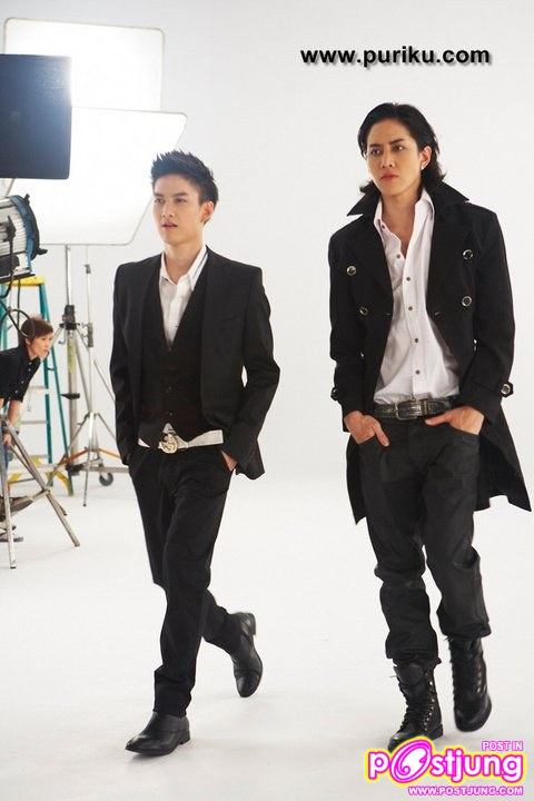 (ภาพเบี้องหลัง) อั้ม-กอล์ฟ-ไมค์ ถ่ายโฆษณา Puriku