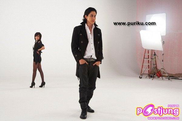 (ภาพเบี้องหลัง) อั้ม-กอล์ฟ-ไมค์ ถ่ายโฆษณา Puriku