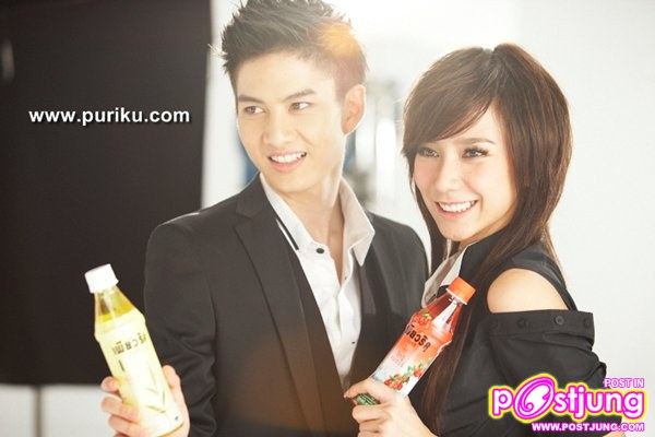 (ภาพเบี้องหลัง) อั้ม-กอล์ฟ-ไมค์ ถ่ายโฆษณา Puriku