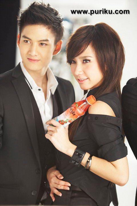 (ภาพเบี้องหลัง) อั้ม-กอล์ฟ-ไมค์ ถ่ายโฆษณา Puriku