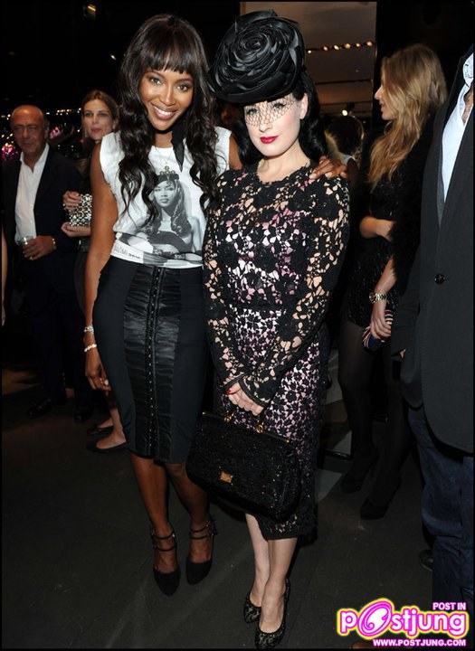 Dolce&Gabbana for Naomi Campbell's 25th anniversary