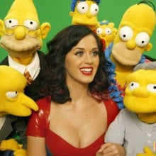 Katy Perry The Simpsons “The Fight Before Christmas” Photoshoot 2010