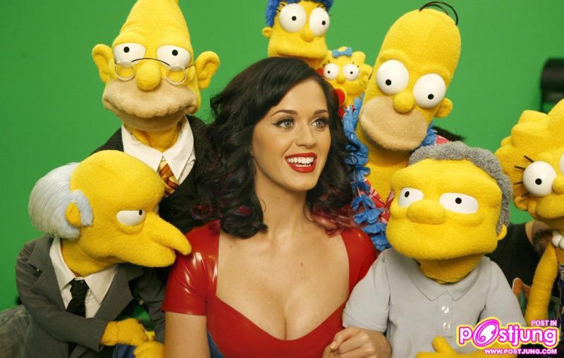 Katy Perry The Simpsons “The Fight Before Christmas” Photoshoot 2010