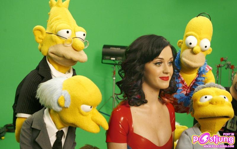 Katy Perry The Simpsons “The Fight Before Christmas” Photoshoot 2010