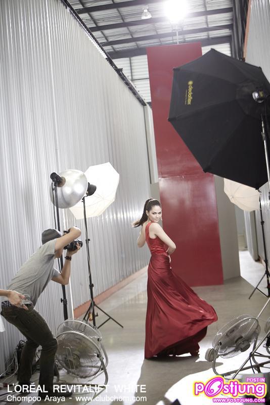 ชมพู่ เบี้องหลังโฆษณา L'OREAL Revitalift White